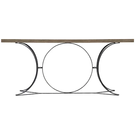 Transitional Metal Console Table